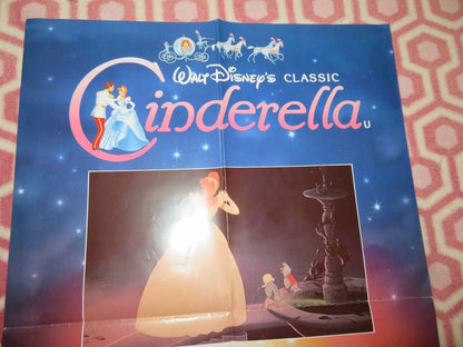 CINDERELLA UK DOUBLE CROWN POSTER ILENE WOODS DISNEY 1987 Rendezvous Cinema Movie posters