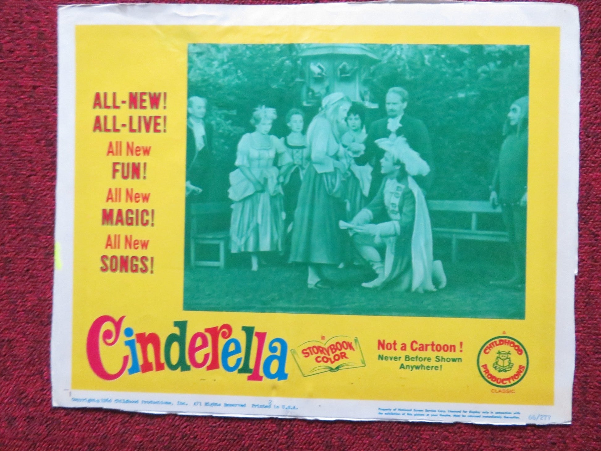CINDERELLA US LOBBY CARD SET RITA - MARIE NOWOTNY 1966 Rendezvous Cinema Movie posters