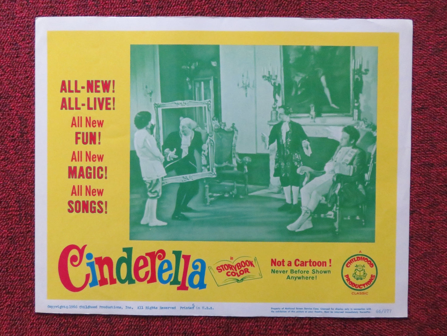 CINDERELLA US LOBBY CARD SET RITA - MARIE NOWOTNY 1966 Rendezvous Cinema Movie posters