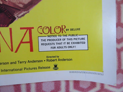 CINDY & DONNA US HALF SHEET (22"x 28") POSTER DEBBIE OSBORNE NANCY ISON 1970 Movie posters