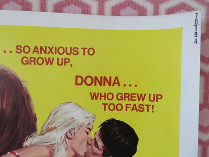 CINDY & DONNA US HALF SHEET (22"x 28") POSTER DEBBIE OSBORNE NANCY ISON 1970 Movie posters