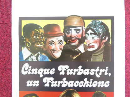 CINQUE FURBASTRI, UN FURBACCHIONE ITALIAN LOCANDINA POSTER RENATO CESTIE 1977 Rendezvous Cinema Movie posters