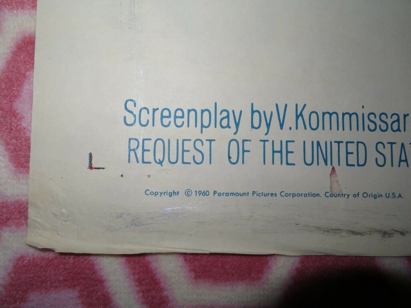 CIRCUS STARS US ONE SHEET POSTER POPPY THE CLOWN L.KRISTY 1960 Rendezvous Cinema Movie posters