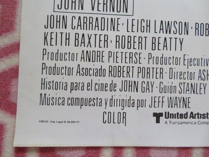 CITA DE ORO / Golden Rendezvous SPANISH (39.5"X 27.5") ROLLED POSTER 1977 Movie posters