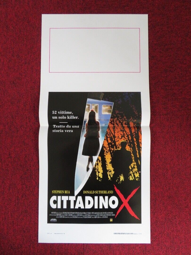 CITIZEN X ITALIAN LOCANDINA (27.5"x13") POSTER STEPHEN REA CHIKATILO 1995 Movie posters