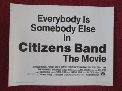 CITIZENS BAND US HALF SHEET (22"x 28") POSTER PAUL LE MAT CANDY CLARK 1977 Movie posters
