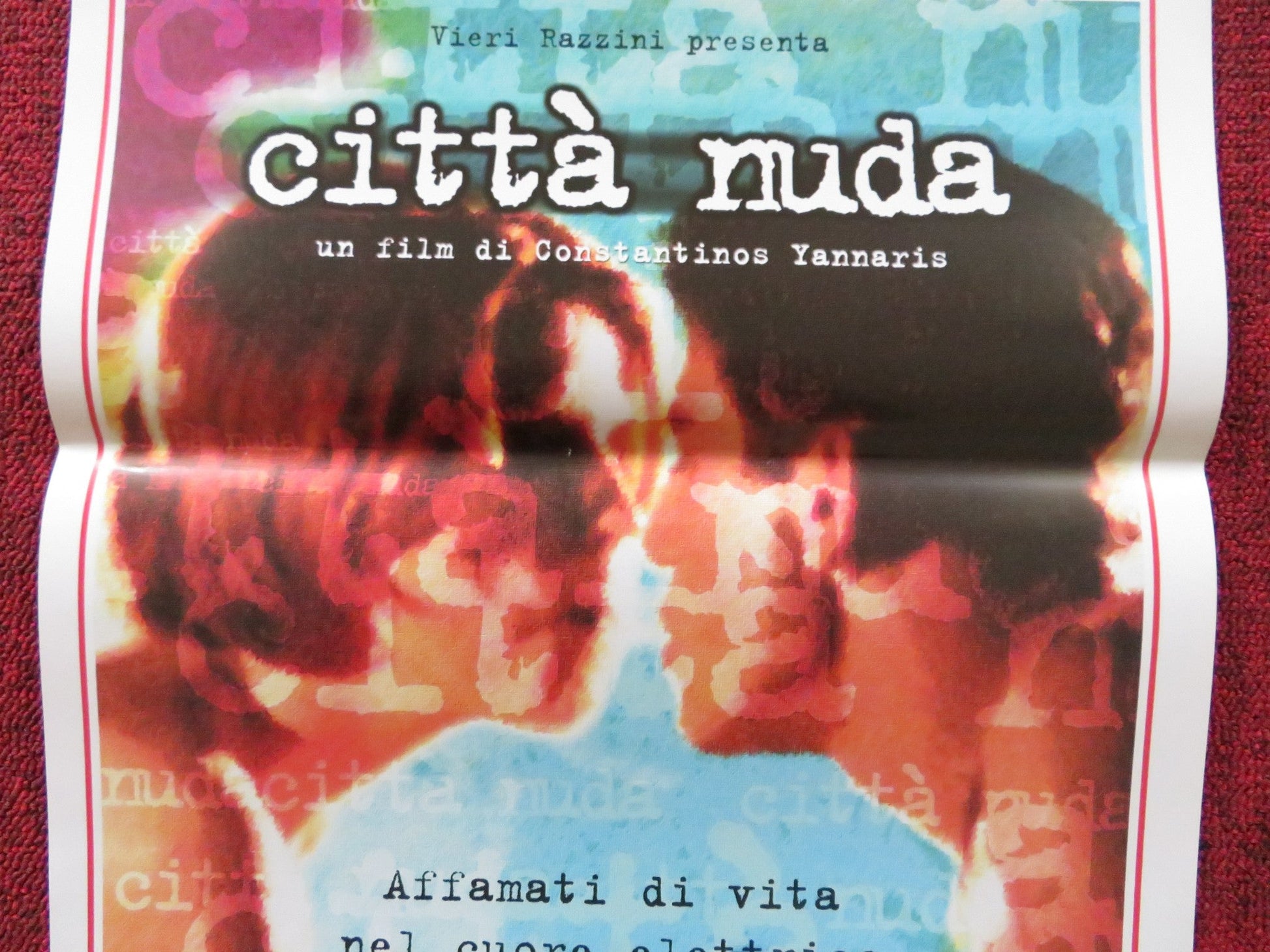 CITTA NUDA ITALIAN LOCANDINA POSTER STATHIS PAPADOPOULOS COSTAS KOTSIANIDIS 1998 Rendezvous Cinema Movie posters