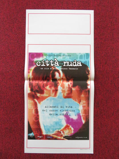 CITTA NUDA ITALIAN LOCANDINA POSTER STATHIS PAPADOPOULOS COSTAS KOTSIANIDIS 1998 Rendezvous Cinema Movie posters