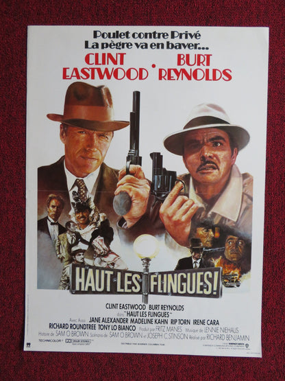 CITY HEAT FRENCH POSTER CLINT EASTWOOD BURT REYNOLDS 1984 Rendezvous Cinema Movie posters