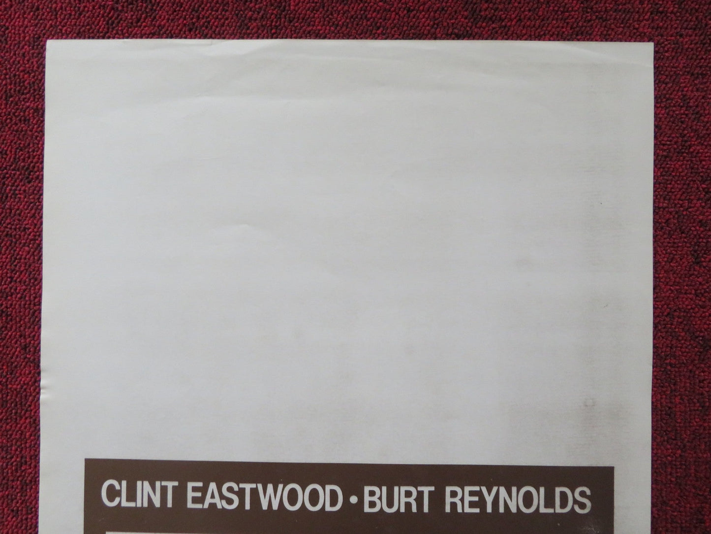 CITY HEAT ITALIAN LOCANDINA POSTER CLINT EASTWOOD BURT REYNOLDS 1984 Rendezvous Cinema Movie posters
