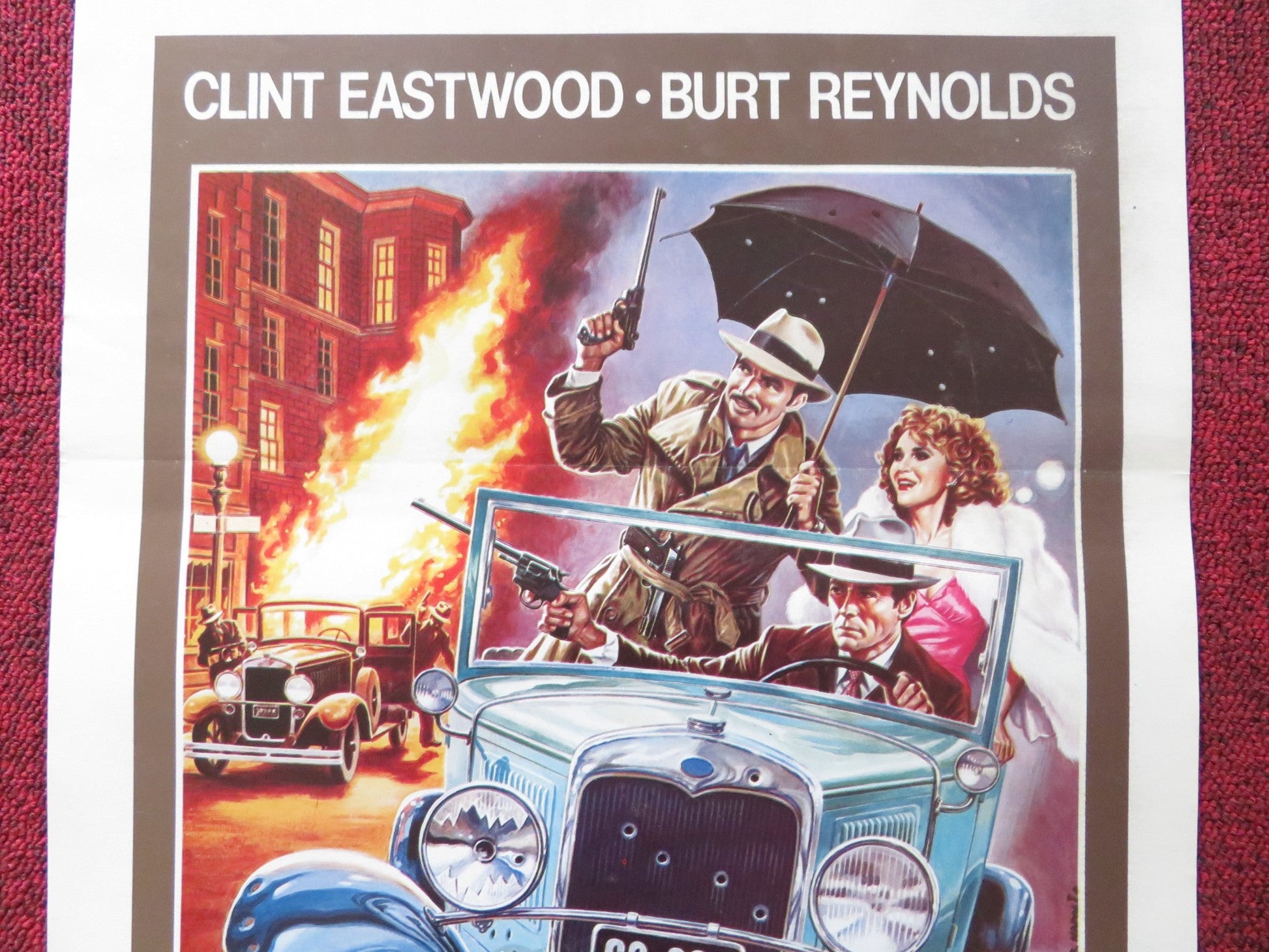 CITY HEAT ITALIAN LOCANDINA POSTER CLINT EASTWOOD BURT REYNOLDS 1984 Rendezvous Cinema Movie posters