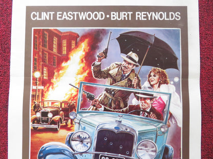 CITY HEAT ITALIAN LOCANDINA POSTER CLINT EASTWOOD BURT REYNOLDS 1984 Rendezvous Cinema Movie posters