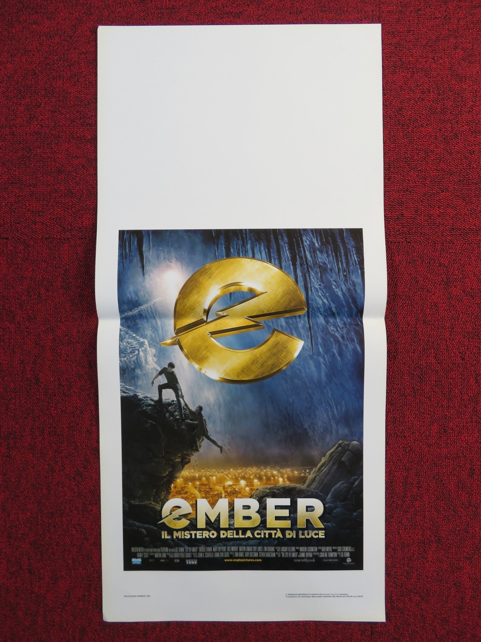 CITY OF EMBER ITALIAN LOCANDINA POSTER SAOIRSE RONAN HARRY TREADAWAY 2008 Rendezvous Cinema Movie posters