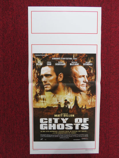 CITY OF GHOSTS ITALIAN LOCANDINA POSTER MATT DILLON JAMES CAAN 2003 Rendezvous Cinema Movie posters