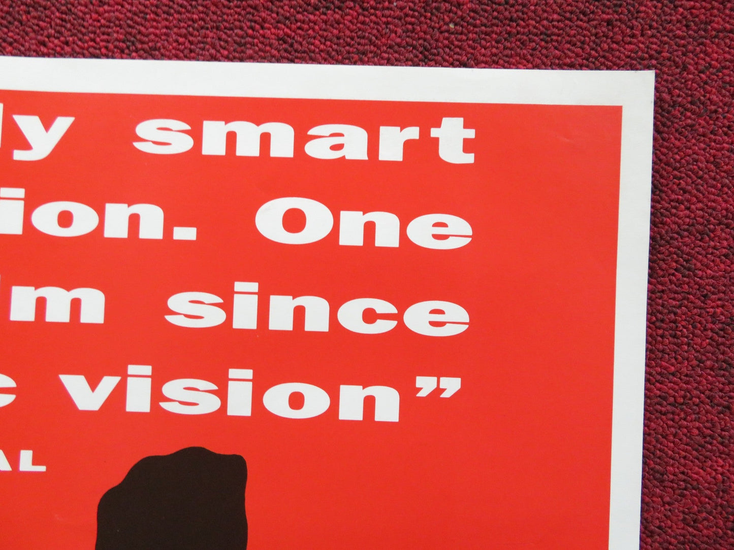 CITY OF HOPE UK QUAD POSTER FOLDED JOHN SAYLES VINCENT SPANO 1991 Rendezvous Cinema Movie posters