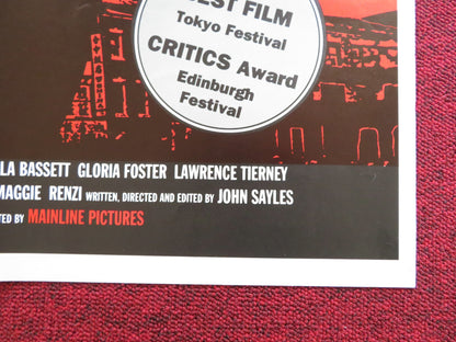 CITY OF HOPE UK QUAD POSTER FOLDED JOHN SAYLES VINCENT SPANO 1991 Rendezvous Cinema Movie posters