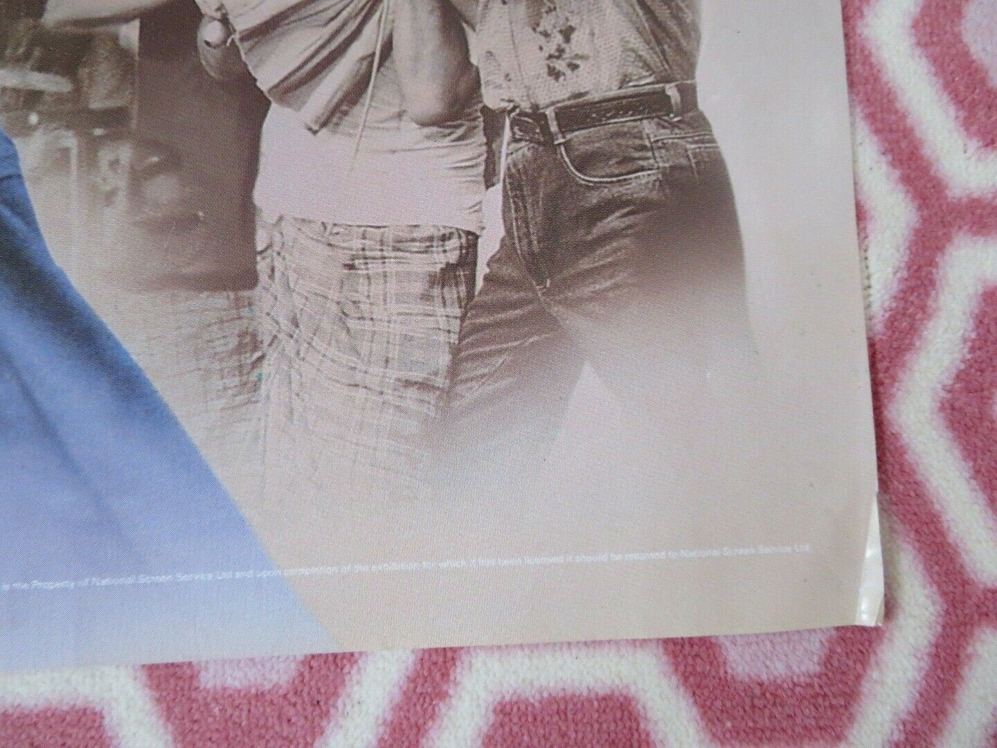 CITY OF JOY BRITISH QUAD (30"x40") POSTER PATRICK SWAYZE ART MALIK 1992 Movie posters