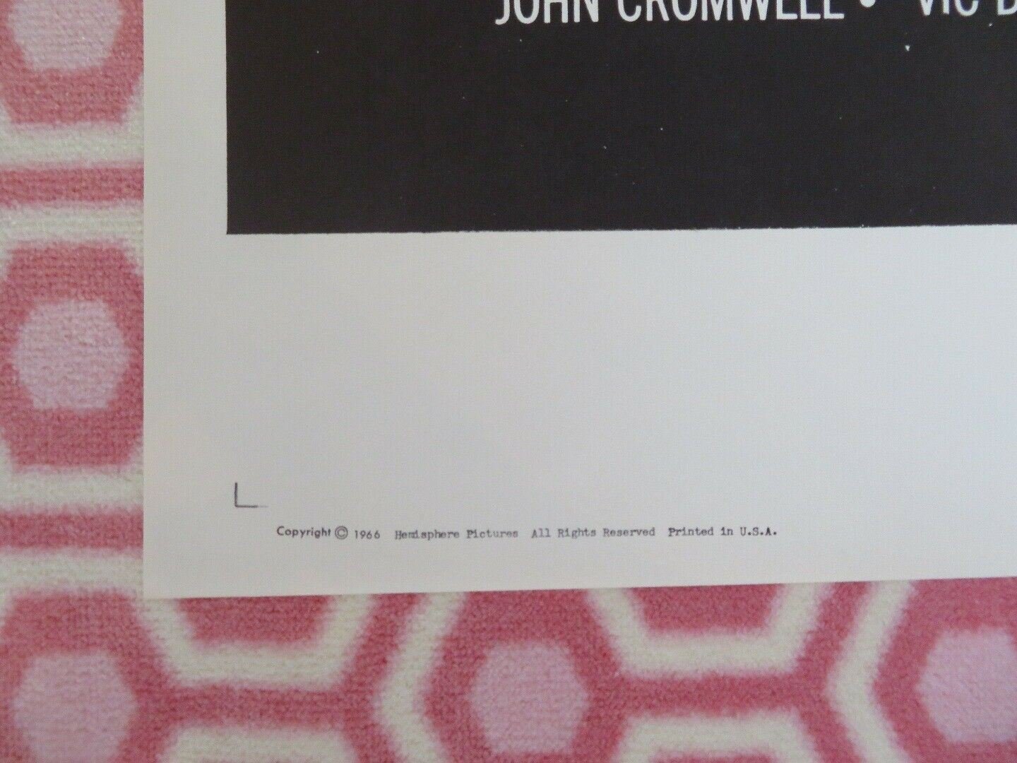 CITY OF SIN 1966 US ONE SHEET POSTER AKA SCAVENGERS VINCE EDWARDS RARE Movie posters