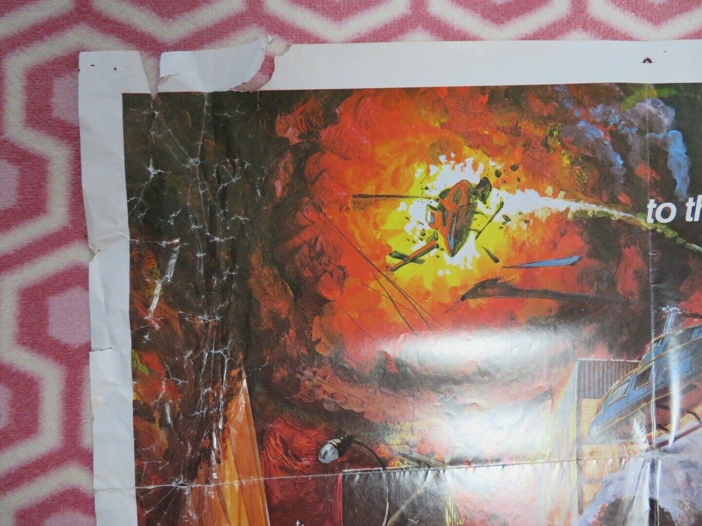 CITY ON FIRE US ONE SHEET POSTER BARRY NEWMAN SUSAN CLARK 1979 - Rendezvous Cinema
