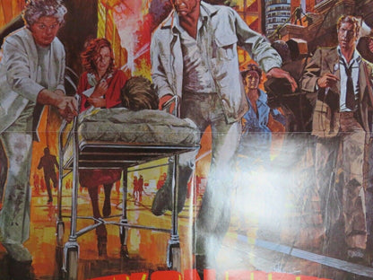 CITY ON FIRE US ONE SHEET POSTER BARRY NEWMAN SUSAN CLARK 1979 - Rendezvous Cinema