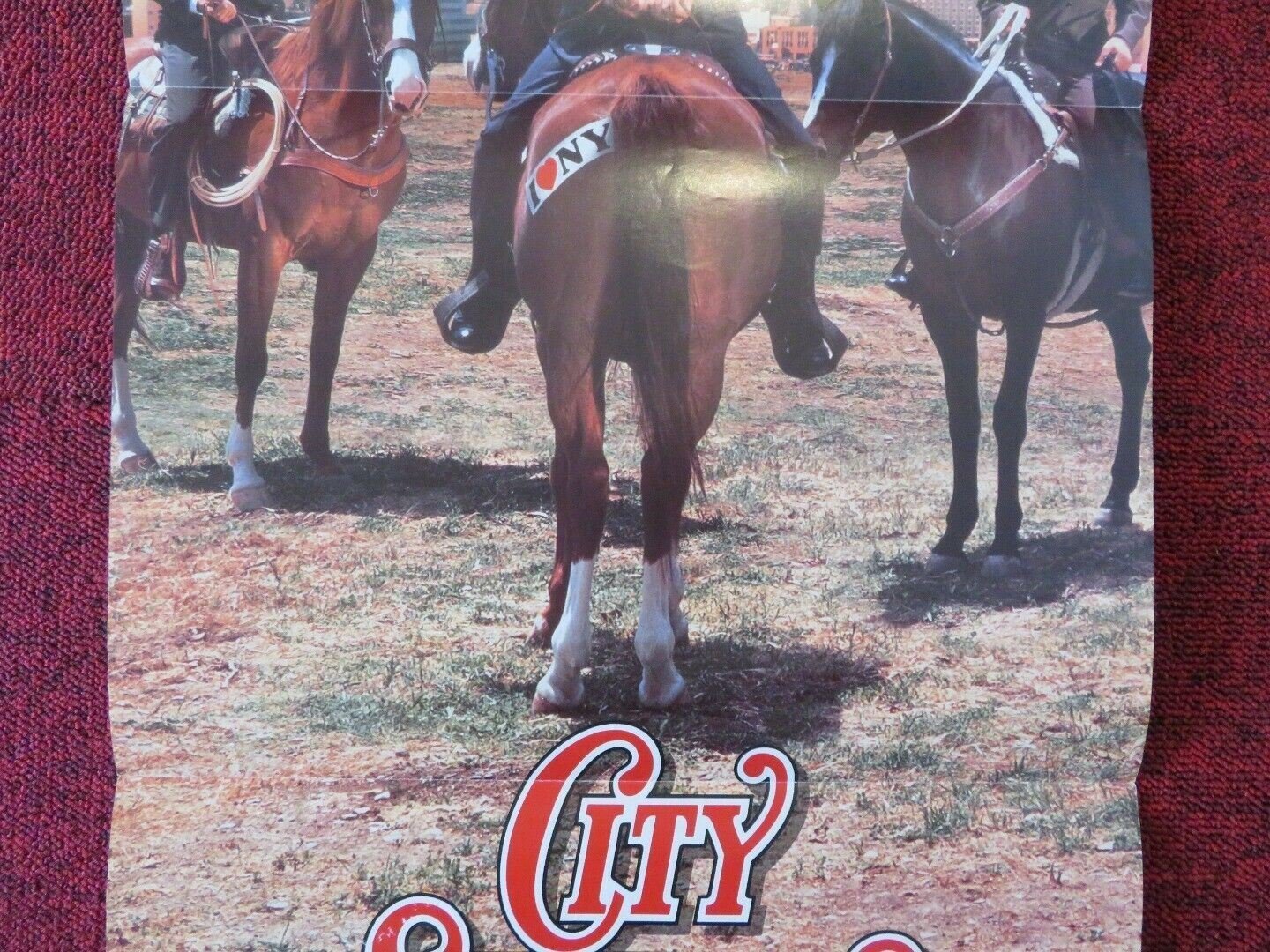 CITY SLICKERS FOLDED AUSTRALIAN DAYBILL POSTER Billy Crystal Daniel Stern 1991 Movie posters