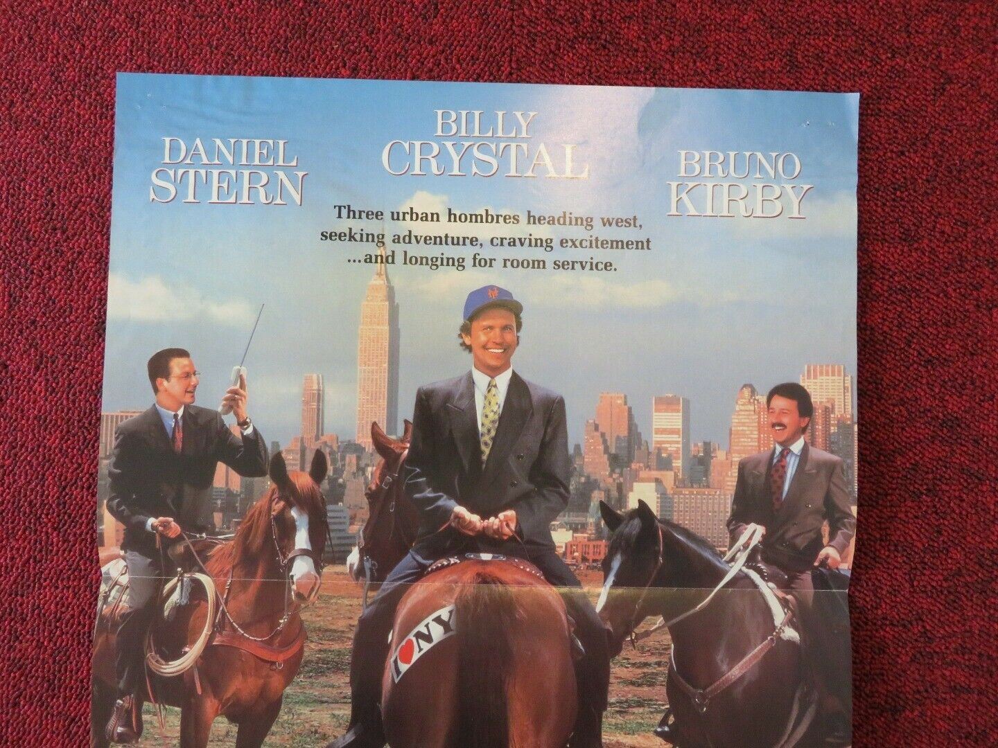 CITY SLICKERS FOLDED AUSTRALIAN DAYBILL POSTER Billy Crystal Daniel Stern 1991 Movie posters
