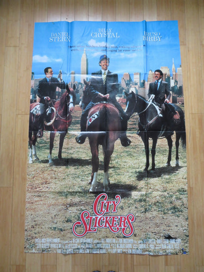 CITY SLICKERS UK 4 SHEET POSTER BILLY CRYSTAL DANIEL STERN 1991 Rendezvous Cinema Movie posters