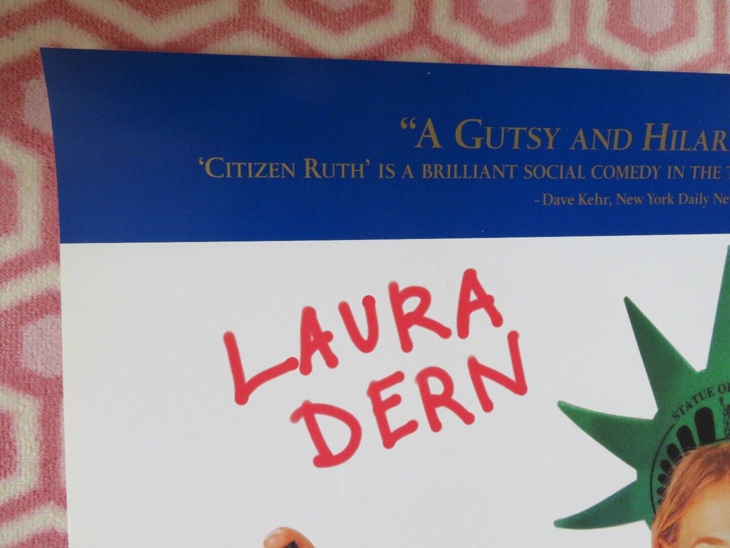 CITZEN RUTH US ONE SHEET ROLLED POSTER LAURA DERN 1996 Movie posters