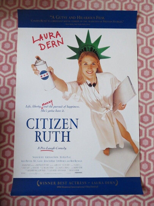 CITZEN RUTH US ONE SHEET ROLLED POSTER LAURA DERN 1996 Movie posters