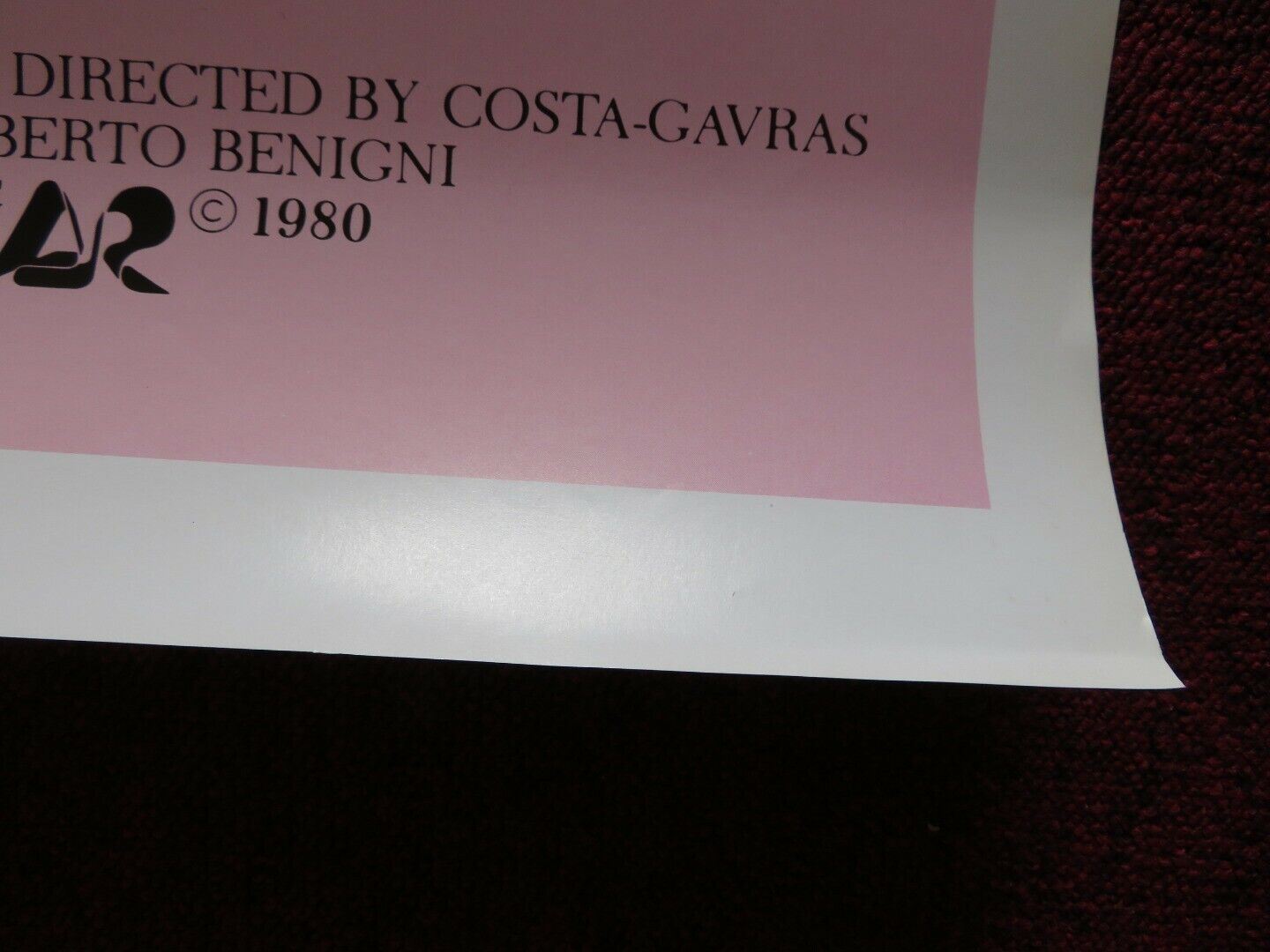 CLAIR DE FEMME / WOMANLIGHT US ONE SHEET ROLLED POSTER ROMY SCHNEIDER 1980 Movie posters