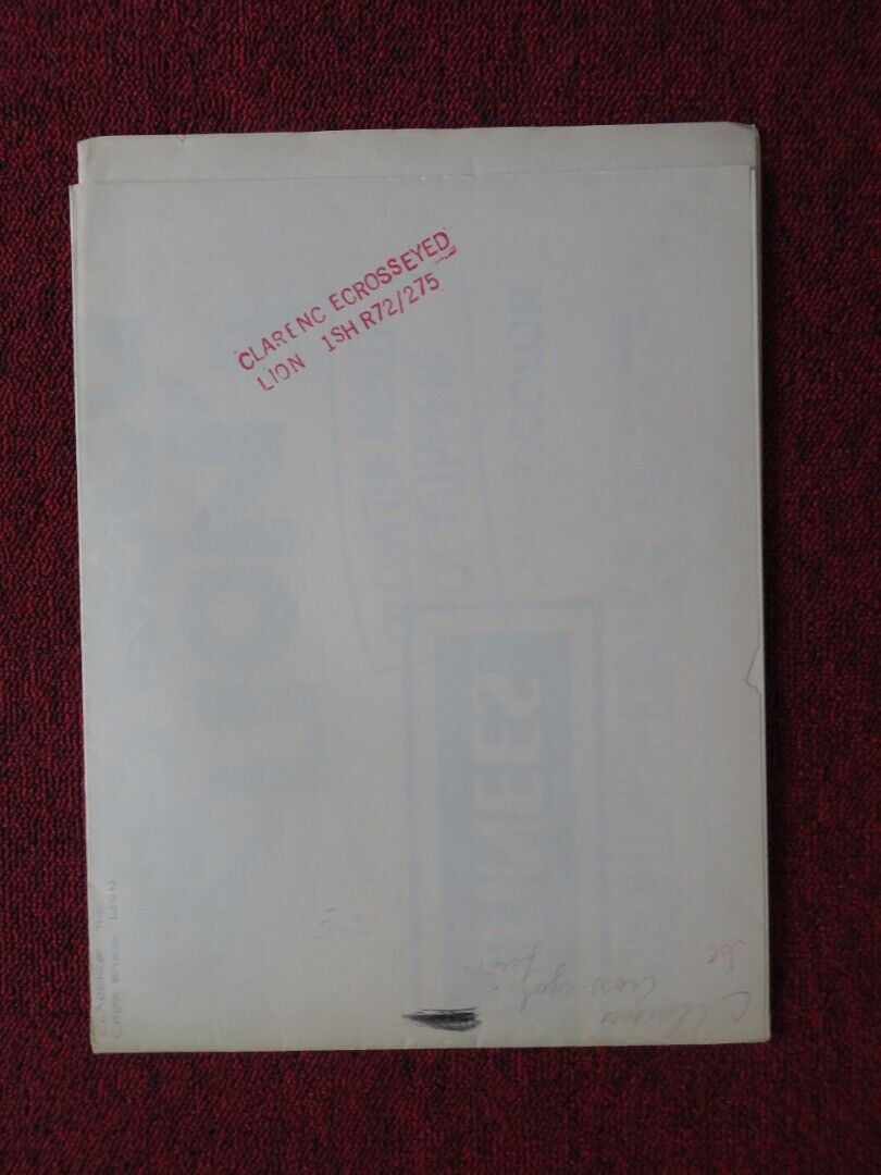 CLARENCE THE CROSS EYED LION US ONE SHEET POSTER MARSHALL THOMPSON BETSY DRAKE - Rendezvous Cinema