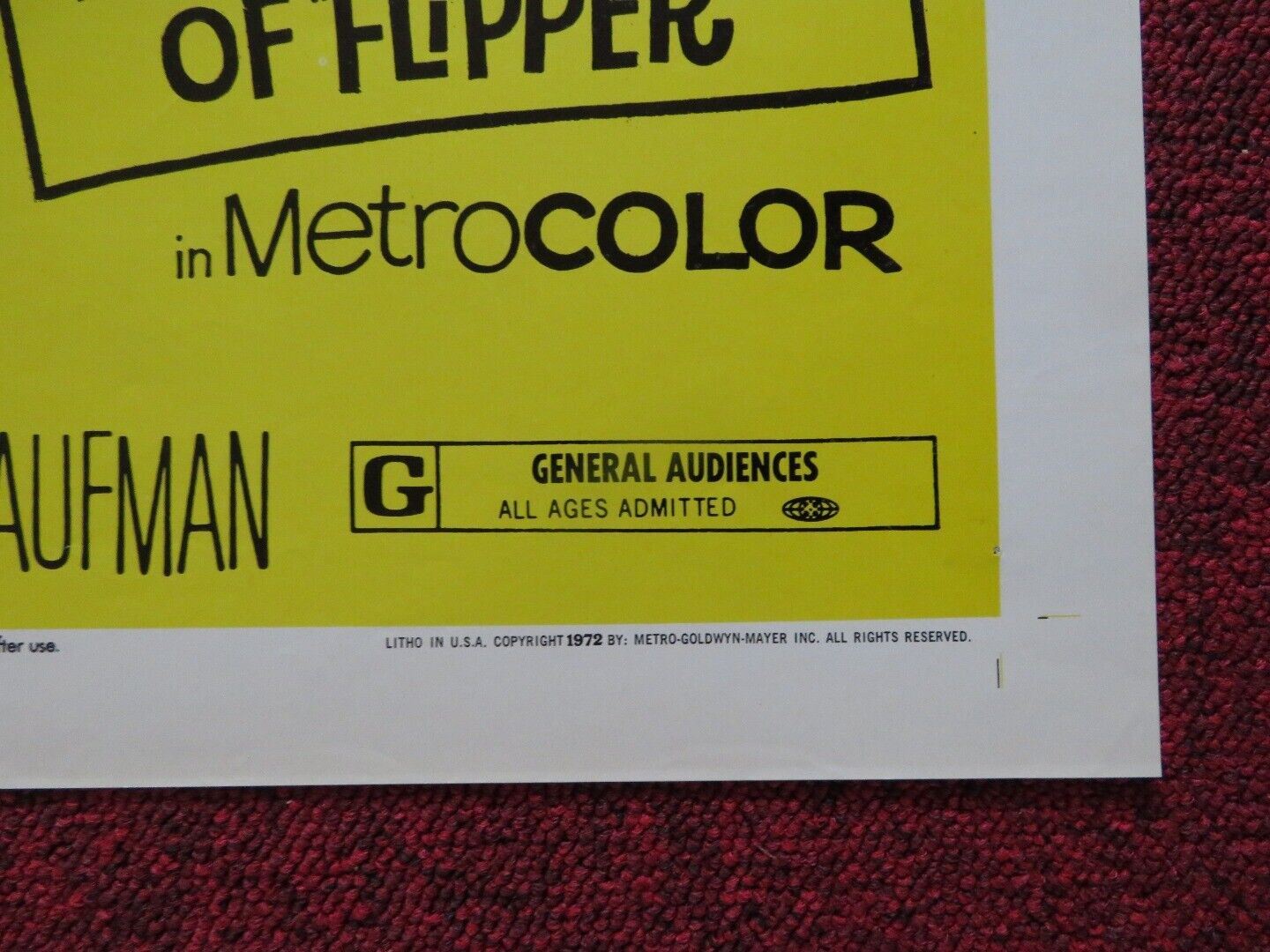 CLARENCE THE CROSS EYED LION US ONE SHEET POSTER MARSHALL THOMPSON BETSY DRAKE - Rendezvous Cinema