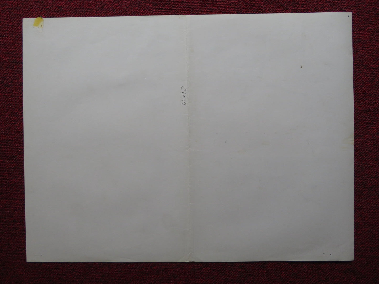 CLASH FRENCH POSTER CATHERINE ALRIC PIERRE CLEMENTI 1984 Rendezvous Cinema Movie posters