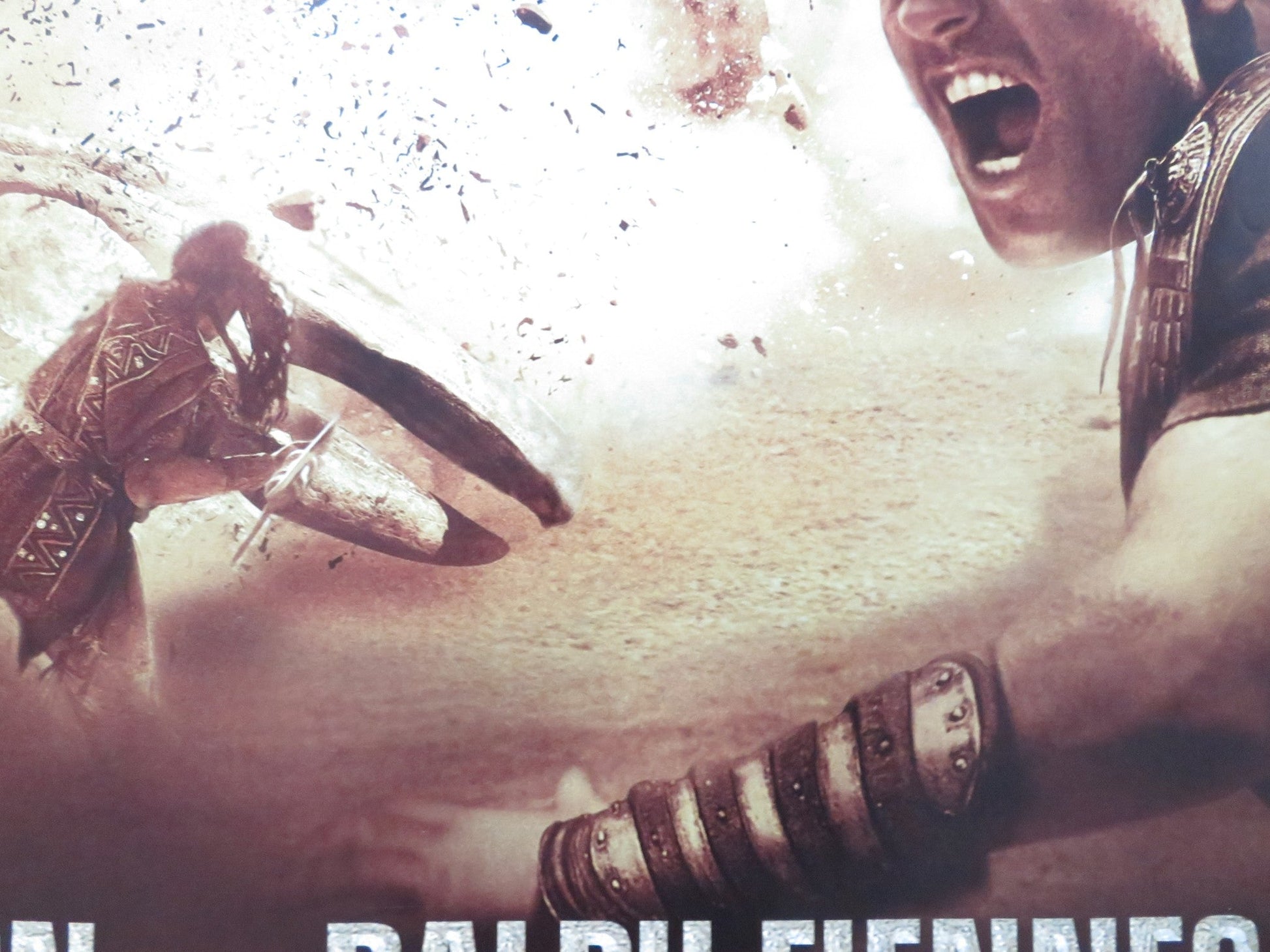 CLASH OF THE TITANS - B UK QUAD ROLLED POSTER SAM WORTHINGTON LIAM NEESON 2010 Rendezvous Cinema Movie posters