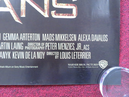 CLASH OF THE TITANS - B UK QUAD ROLLED POSTER SAM WORTHINGTON LIAM NEESON 2010 Rendezvous Cinema Movie posters