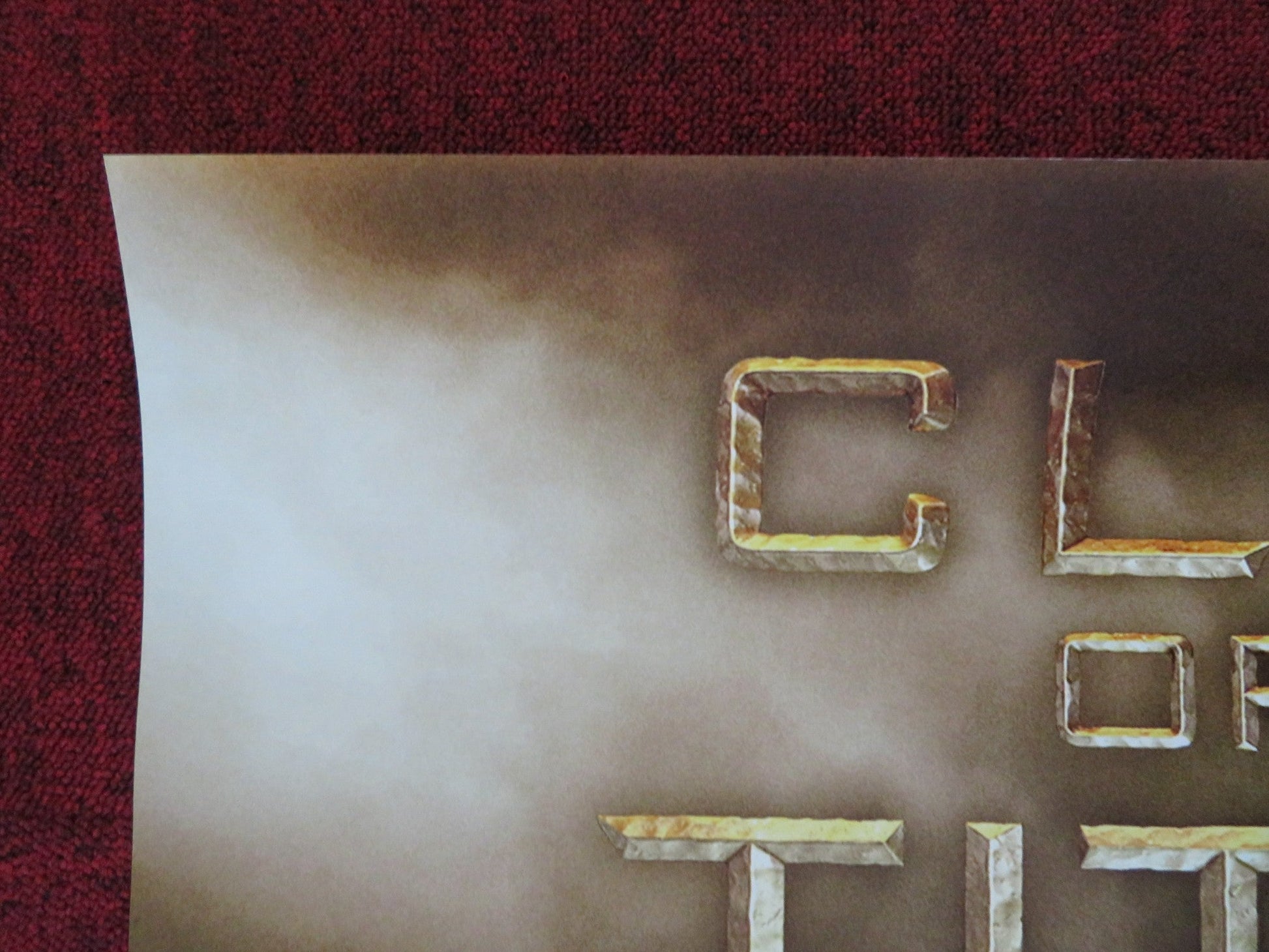 CLASH OF THE TITANS US ONE SHEET ROLLED POSTER SAM WORTHINGTON LIAM NEESON 2010 Rendezvous Cinema Movie posters