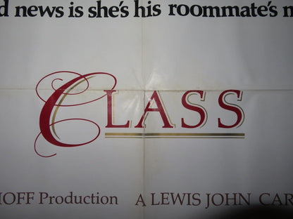 CLASS FOLDED US ONE SHEET POSTER ROB LOWE ANDREW MCARTHY 1983 Movie posters