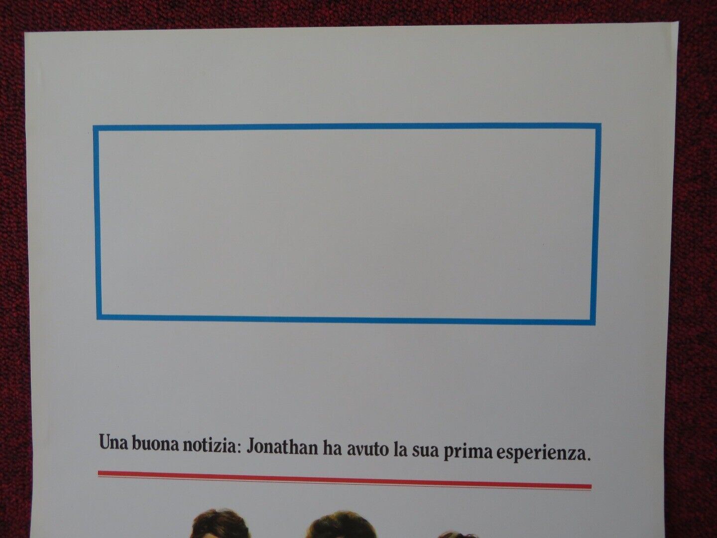 CLASS ITALIAN LOCANDINA (27.5"x13") POSTER ROB LOWE JACQUELINE BISSET 1983 - Rendezvous Cinema