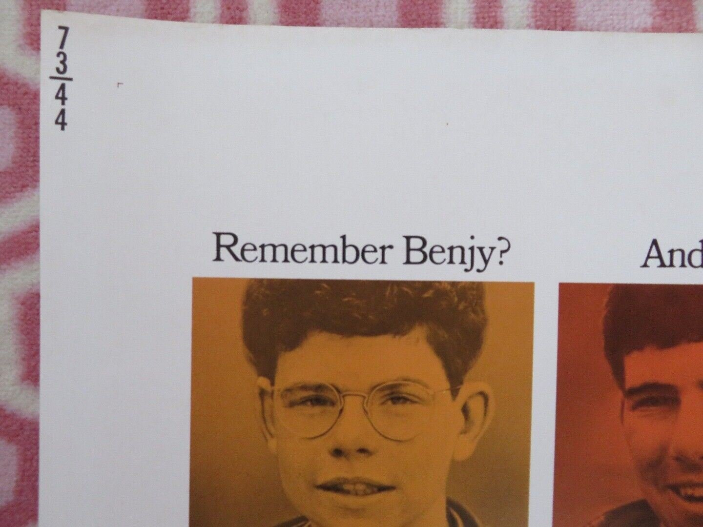 CLASS OF '44 US HALF SHEET POSTER GARY GRIMES JERRY HOUSER 1973 Movie posters