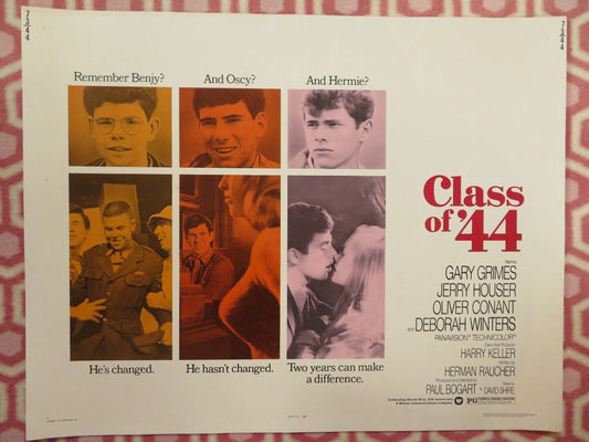 CLASS OF '44 US HALF SHEET POSTER GARY GRIMES JERRY HOUSER 1973 Movie posters