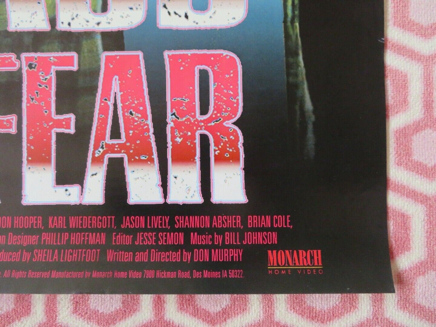 CLASS OF FEAR / MONDAY MORNING US ONE SHEET ROLLED POSTER NOAH BLAKE 1990 - Rendezvous Cinema