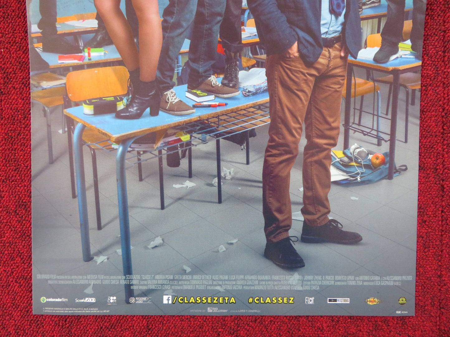 CLASSE Z ITALIAN LOCANDINA POSTER GRETA MENCHI ALICE PAGANI 2017 Rendezvous Cinema Movie posters