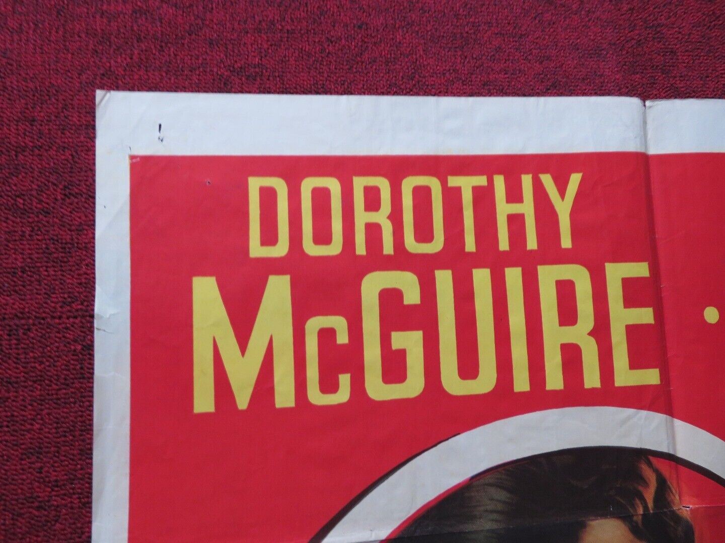 CLAUDIA AND DAVID FOLDED US ONE SHEET POSTER DOROTHY MCGUIRE ROBERT YOUNG 1946 Movie posters