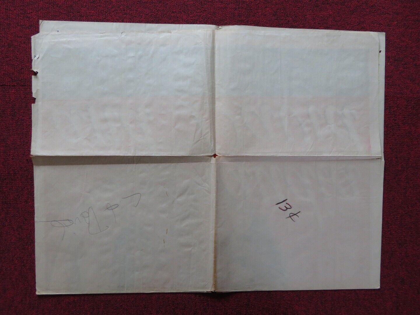 CLAUDIA AND DAVID FOLDED US ONE SHEET POSTER DOROTHY MCGUIRE ROBERT YOUNG 1946 Movie posters