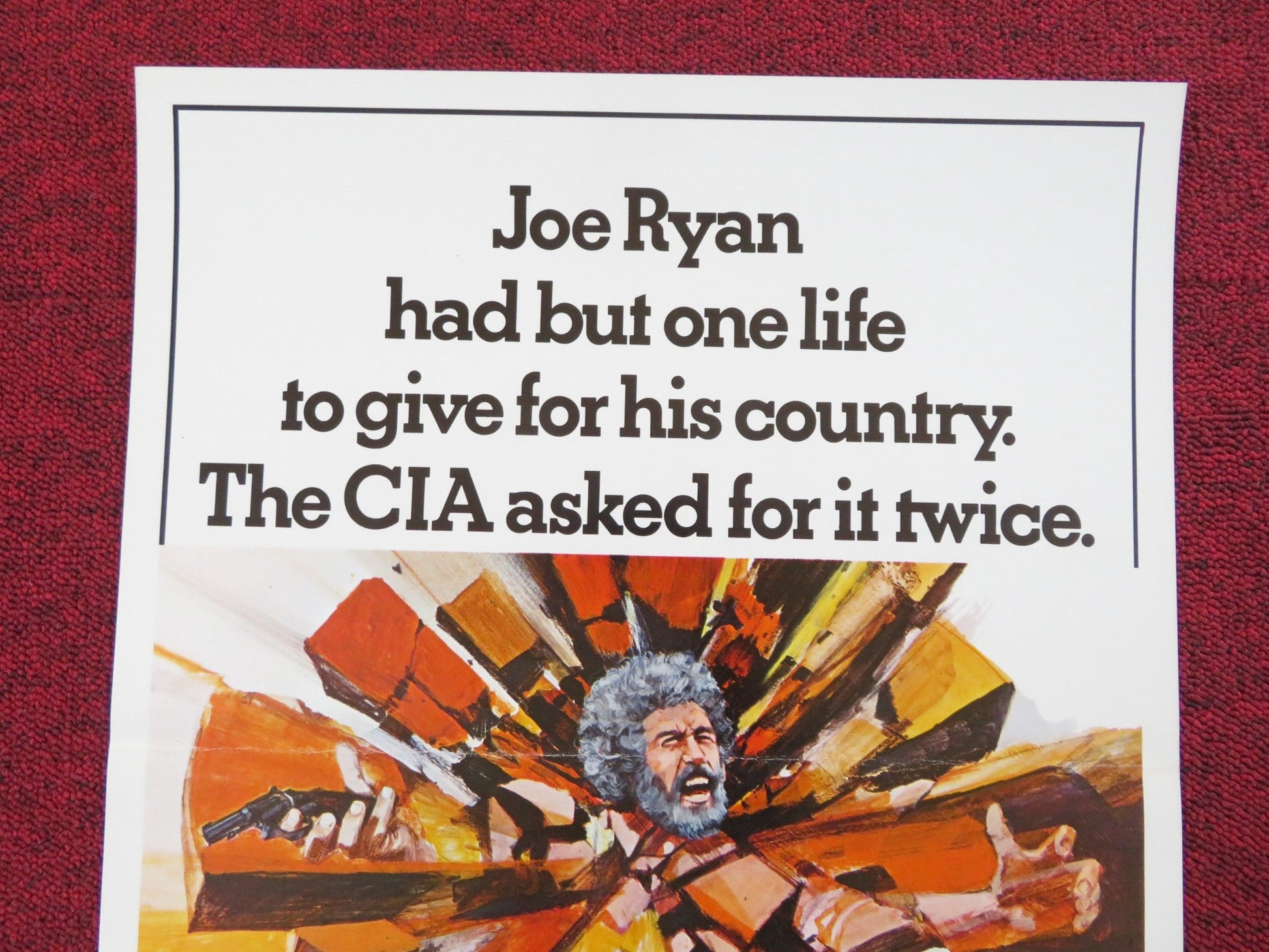 CLAY PIGEON US INSERT (14"x 36") POSTER TELLY SAVALAS ROBERT VAUGHN 1971 Rendezvous Cinema Movie posters