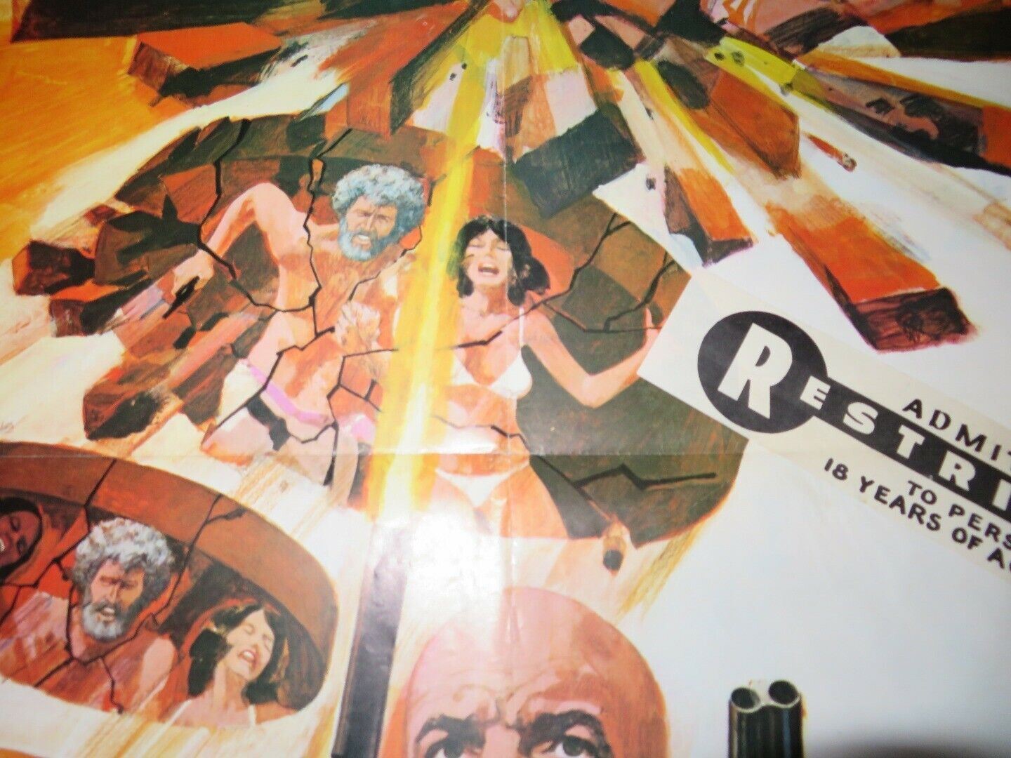 CLAY PIGEON US ONE SHEET POSTER TELLY SAVALAS ROBERT VAUGHN TOM STERN Movie posters