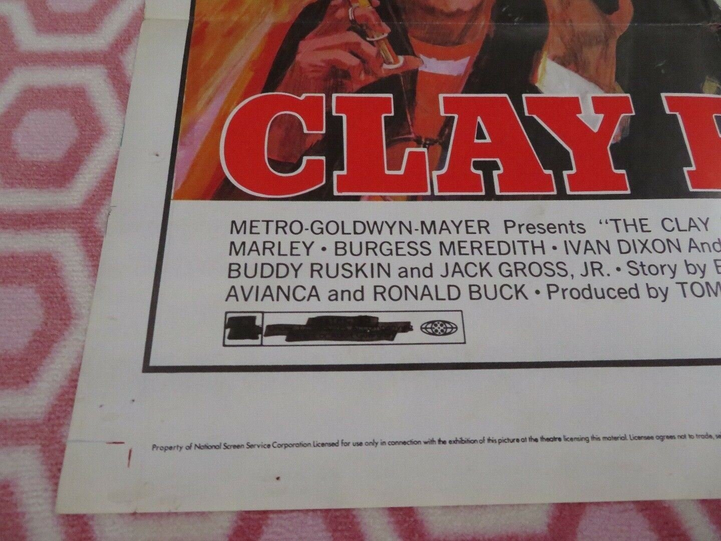 CLAY PIGEON US ONE SHEET POSTER TELLY SAVALAS ROBERT VAUGHN TOM STERN Movie posters