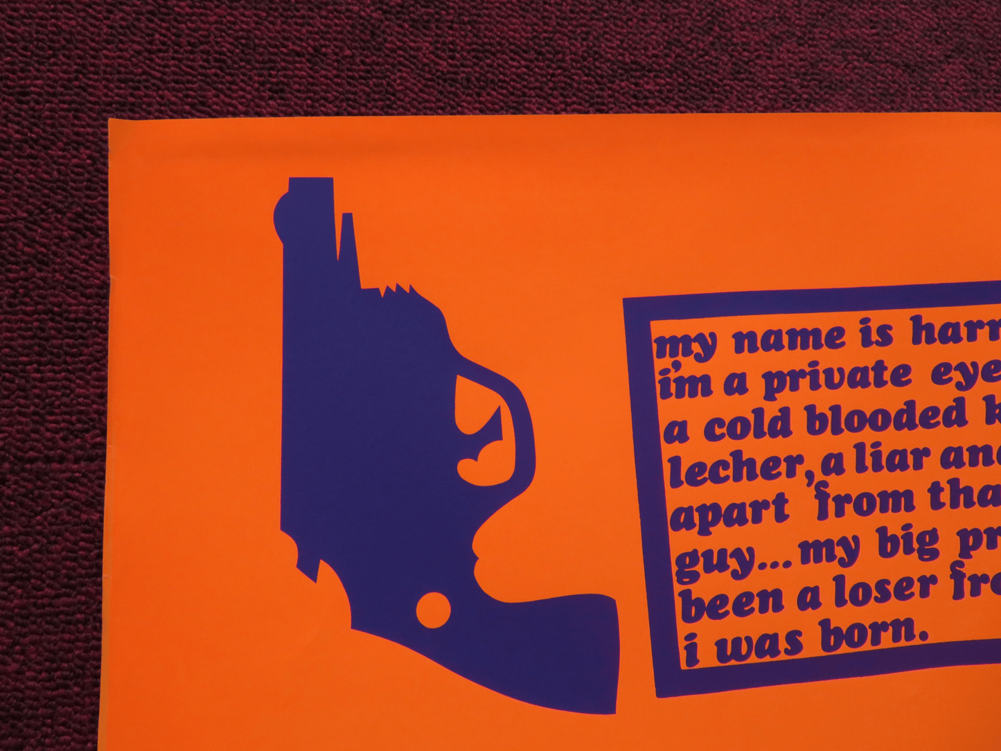 CLEGG / The bullet machine FOLDED US ONE SHEET POSTER GILBERT WYNNE GARY HOPE Rendezvous Cinema Movie posters