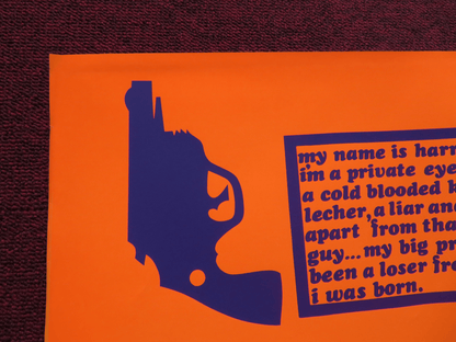 CLEGG / The bullet machine FOLDED US ONE SHEET POSTER GILBERT WYNNE GARY HOPE Rendezvous Cinema Movie posters