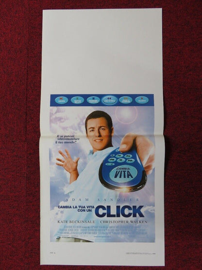 CLICK ITALIAN LOCANDINA (27.5"x13") POSTER ADAM SANDLER KATE BECKINSALE 2006 Movie posters
